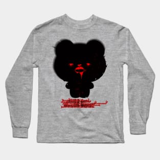 HALLOWEEN Creepy cute bear with blood Long Sleeve T-Shirt